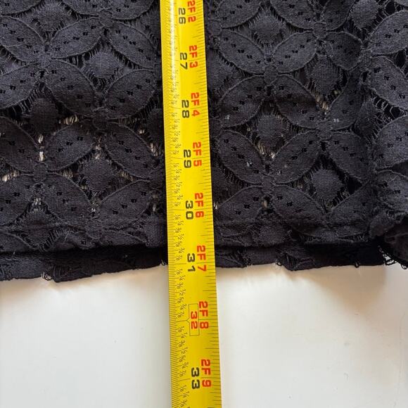 NWT Charming Charlie Sz XS Black Lace Dress Wednesday Addams Costume - Picture 12 of 12